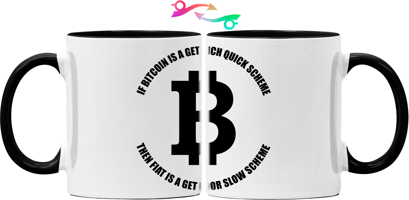 Mug - Bitcoin get rich quick scheme - Mfest