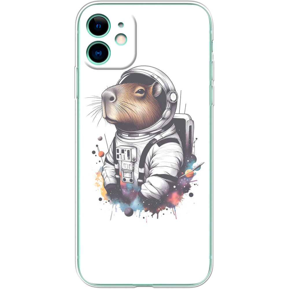 Capybara cosmonaut