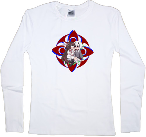 Women's Longsleeve Shirt - Арлекіно і Коломбіна | Arlecchino & Colombina - Mfest