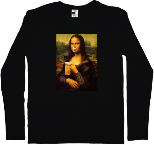 Men's Longsleeve Shirt - Mona Lisa Beer - Mfest