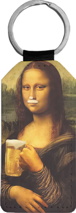 Rectangular Keychain - Mona Lisa Beer - Mfest