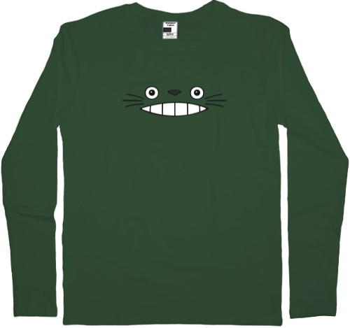 Men's Longsleeve Shirt - Totoro Smile - Mfest