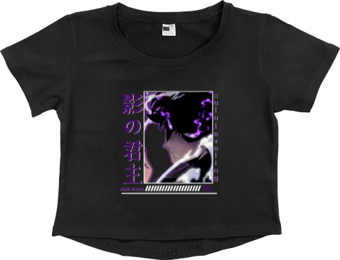 Women's Cropped Premium T-Shirt - Solo Leveling - Mfest