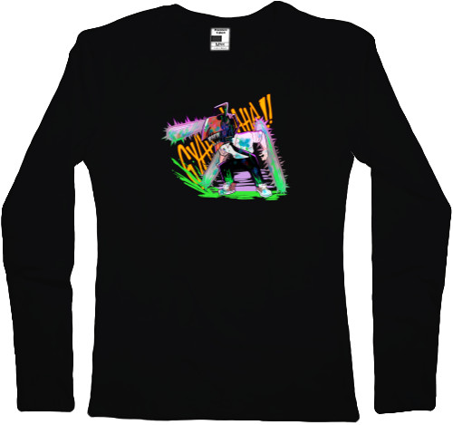 Women's Longsleeve Shirt - Chainsaw Man - Mfest