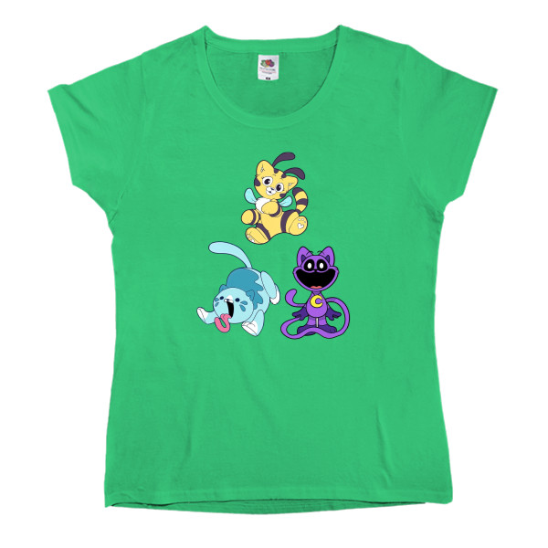 Women's T-shirt Fruit of the loom - Candy Cat Cat-Bee CatNap - Mfest