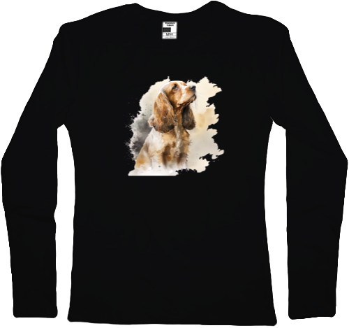 Women's Longsleeve Shirt - English Cocker  spaniel - Mfest