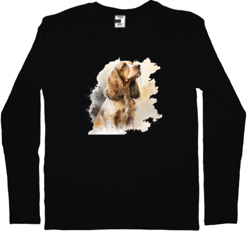 Men's Longsleeve Shirt - English Cocker  spaniel - Mfest