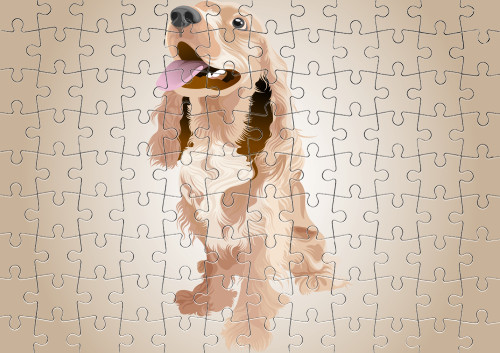 Puzzle -  Spaniel - Mfest