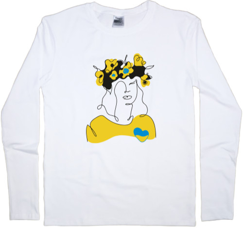 Kids' Longsleeve Shirt - T-shirt with Ukrainian symbols - Mfest