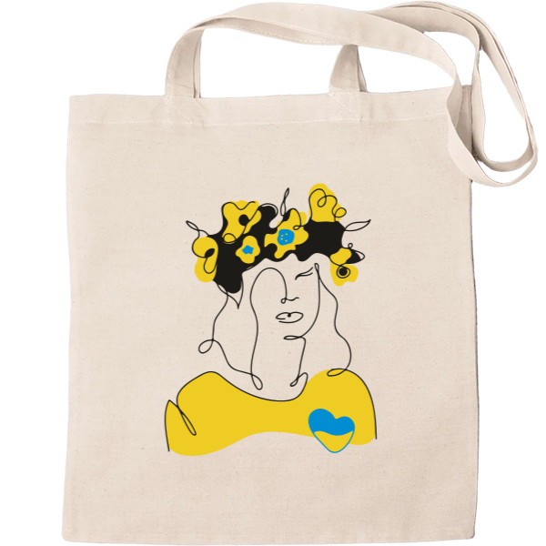 Tote Bag - T-shirt with Ukrainian symbols - Mfest