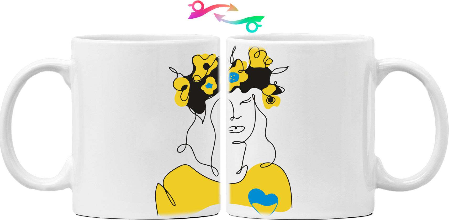 Mug - T-shirt with Ukrainian symbols - Mfest