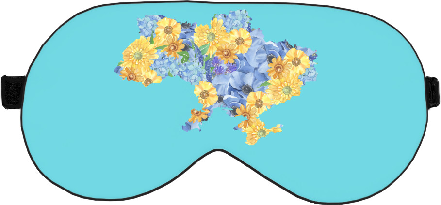 Sleep Mask 3D - T-shirt with Ukrainian symbols - Mfest