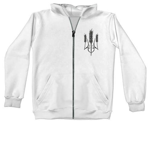 Unisex Zip-through Hoodie - Український герб - Mfest