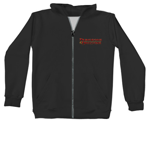 Unisex Zip-through Hoodie - Dungeons and Dragons  - Mfest