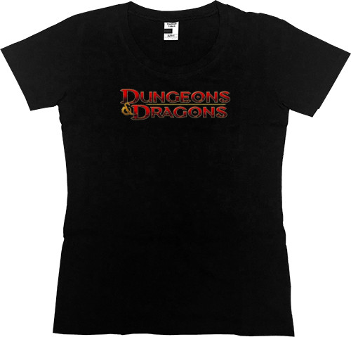 Women's Premium T-Shirt - Dungeons and Dragons  - Mfest