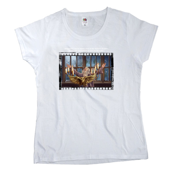 Women's T-shirt Fruit of the loom - Albus Dumbledore - Mfest