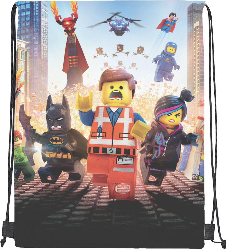 Drawstring Bag - Lego movie  - Mfest