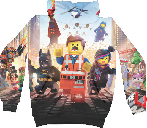 Unisex Hoodie 3D - Lego movie  - Mfest