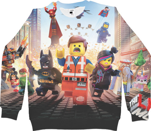 Women's Sweatshirt 3D - Lego movie  - Mfest