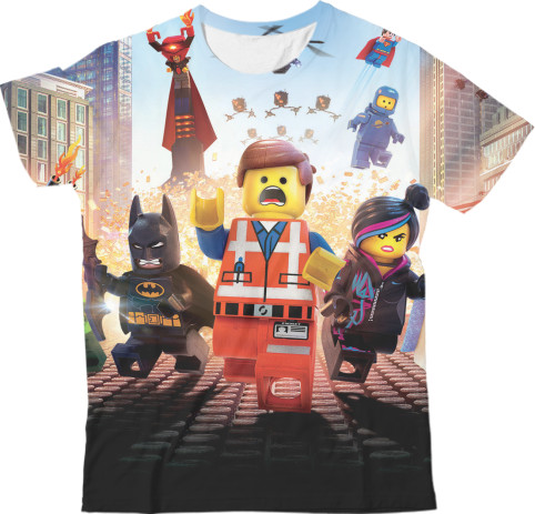 Kids' T-Shirt 3D - Lego movie  - Mfest