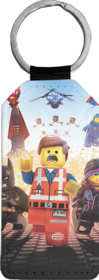 Брелок прямокутний - Lego movie  - Mfest