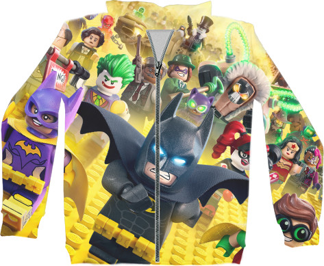 Kids' Zip-through Hoodie 3D - THE LEGO BATMAN MOVIE - Mfest