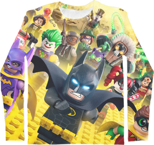 Men's Longsleeve Shirt 3D - THE LEGO BATMAN MOVIE - Mfest