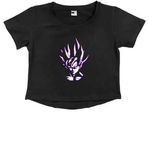 Kids' Premium Cropped T-Shirt - Vegeta Pearly Dragon - Mfest