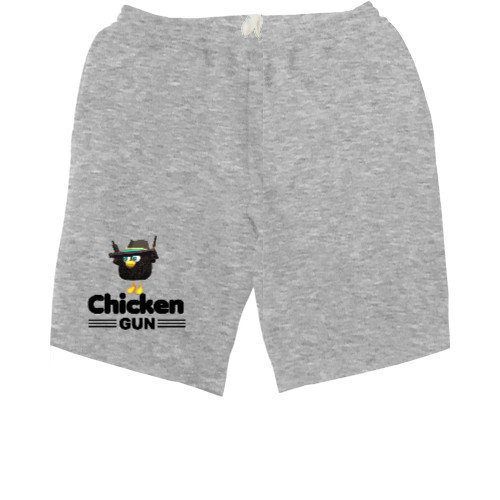 Men's Shorts - Black Goose in Chicken Gun - Mfest