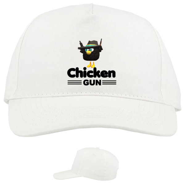 Baseball Caps - 5 panel - Black Goose in Chicken Gun - Mfest