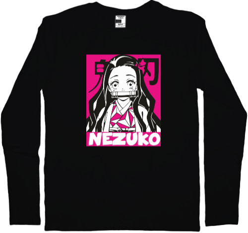 Kids' Longsleeve Shirt - nezuko by itztownstore  - Mfest