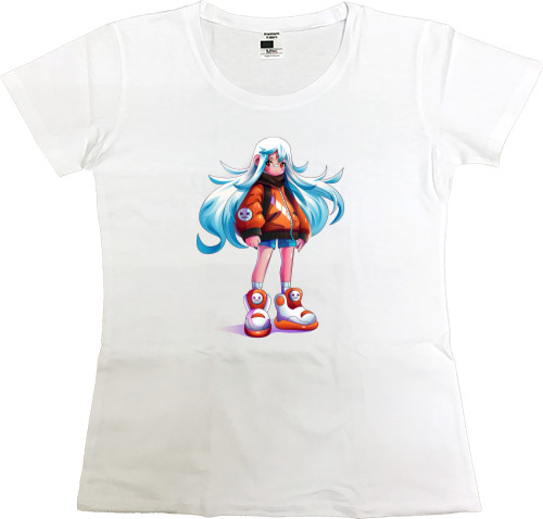 Women's Premium T-Shirt - Anime Girl - Mfest