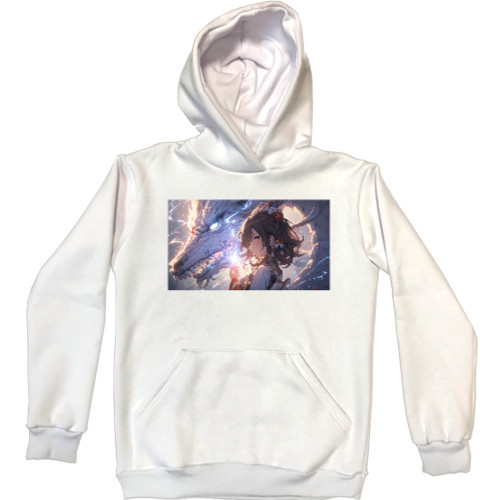 Unisex Hoodie - Girl and Dragon - Mfest