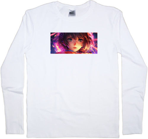 Kids' Longsleeve Shirt - Anime Girl - Mfest