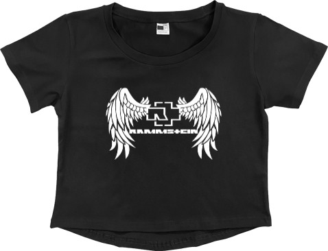 Women's Cropped Premium T-Shirt - Rammstein 10 - Mfest