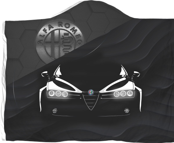 Плед з капюшоном 3D - Alfa Romeo - Mfest