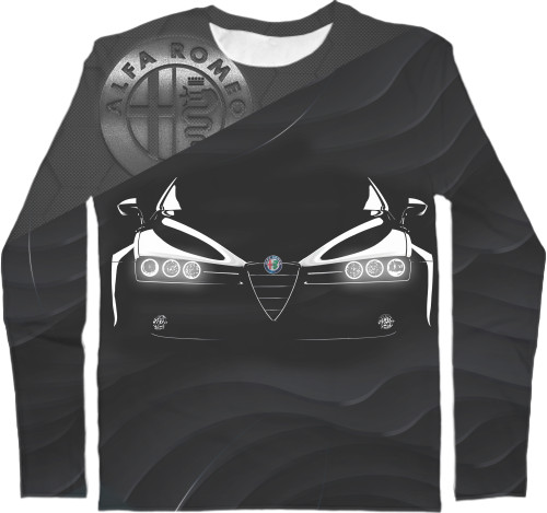 Men's Longsleeve Shirt 3D - Alfa Romeo - Mfest