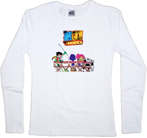 Women's Longsleeve Shirt - Teen Titans Go - Mfest