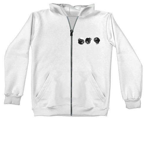 Unisex Zip-through Hoodie - Dancing Raccoon from Tiktok - Mfest