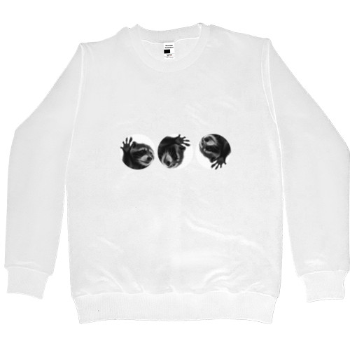 Men’s Premium Sweatshirt - Dancing Raccoon from Tiktok - Mfest