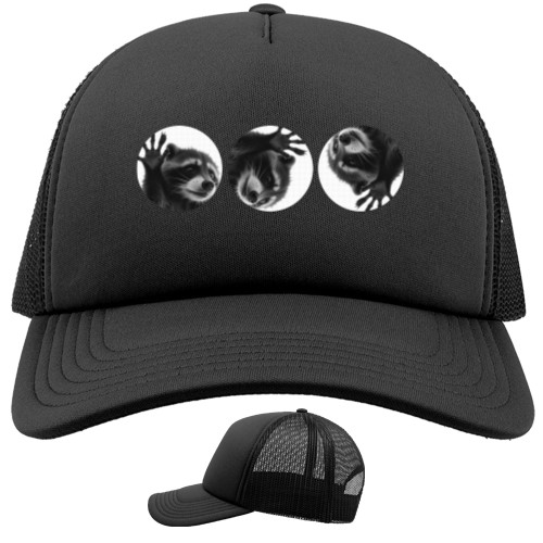 Trucker Cap - Dancing Raccoon from Tiktok - Mfest