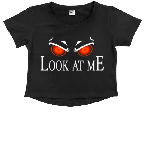 Kids' Premium Cropped T-Shirt - Look at me | Homelander | Патріот - Mfest