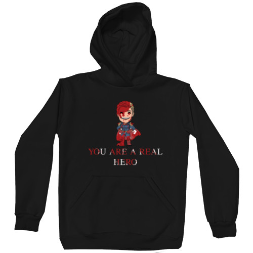 Unisex Hoodie - YOU A REAL HERO | HOMELANDER | ПАТРІОТ - Mfest