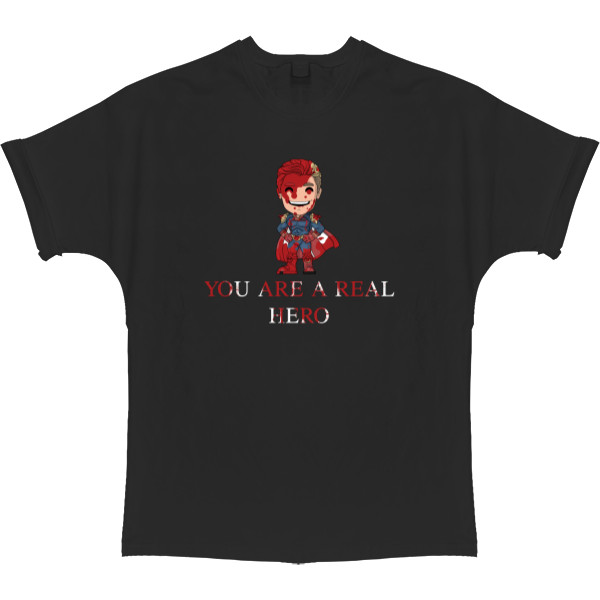 T-shirt Oversize - YOU A REAL HERO | HOMELANDER | ПАТРІОТ - Mfest