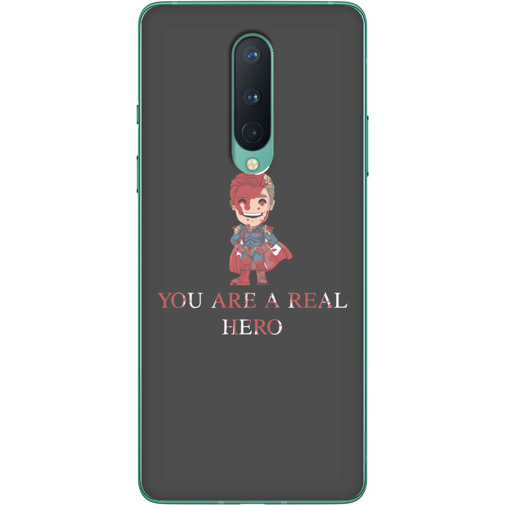 Чехол OnePlus - YOU A REAL HERO | HOMELANDER | ПАТРІОТ - Mfest