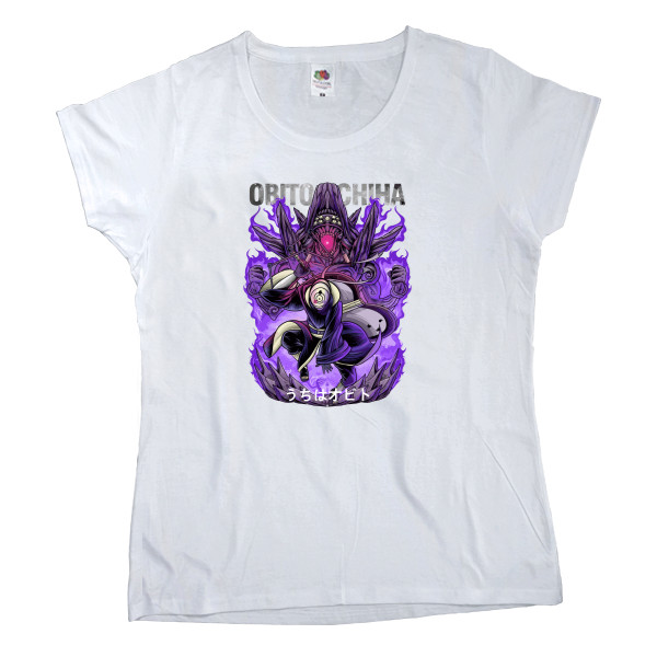 Women's T-shirt Fruit of the loom - OBITO UCHIHA - Mfest