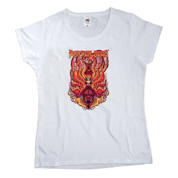 Women's T-shirt Fruit of the loom - NARUTO AND KURAMA - Mfest