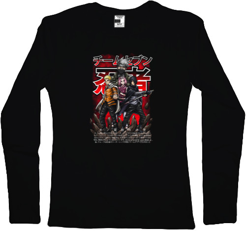 Women's Longsleeve Shirt - TEAM 7 (KAKASHI, NARUTO, SAKURA, SASUKE) - Mfest