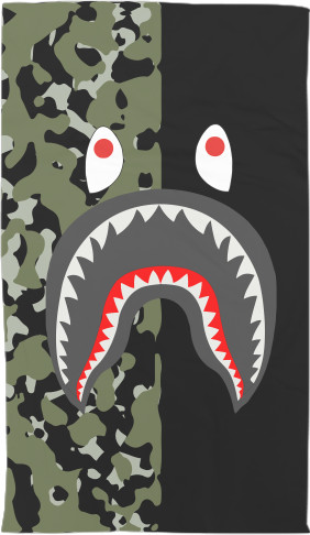 Towel 3D - Bape shark  - Mfest