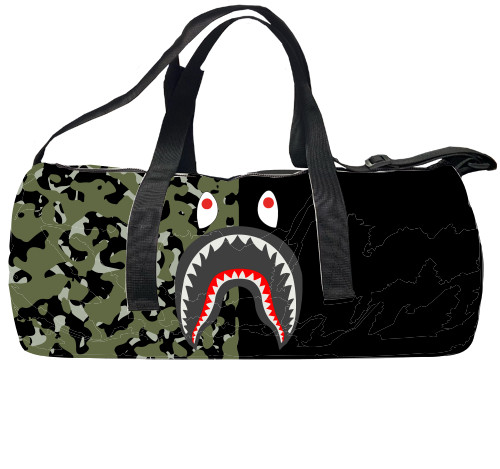 Спортивна сумка 3D - Bape shark  - Mfest